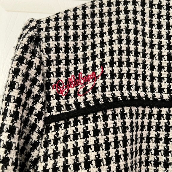 Billabong Houndstooth jacket (black and white, size M) - Picture 6 of 7